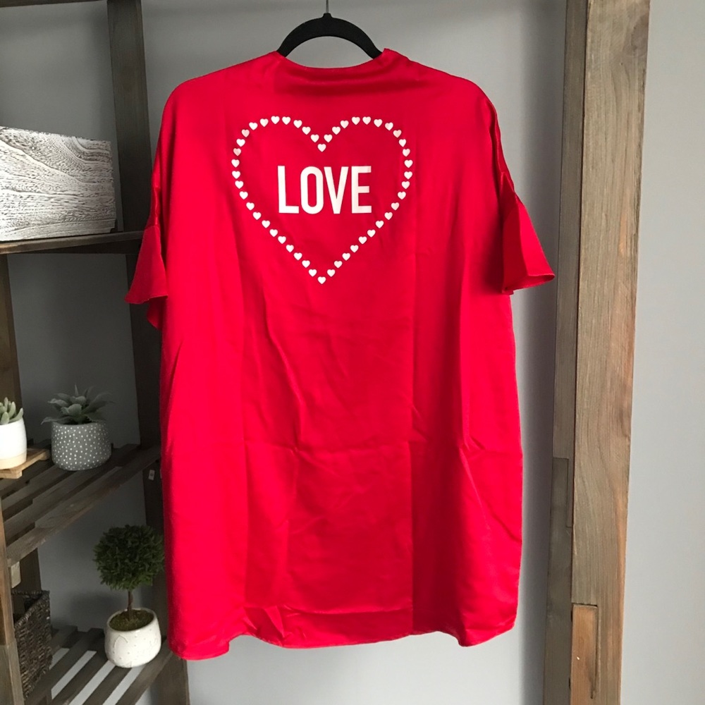 Victoria Secret One Size Love Kimono Robe Red